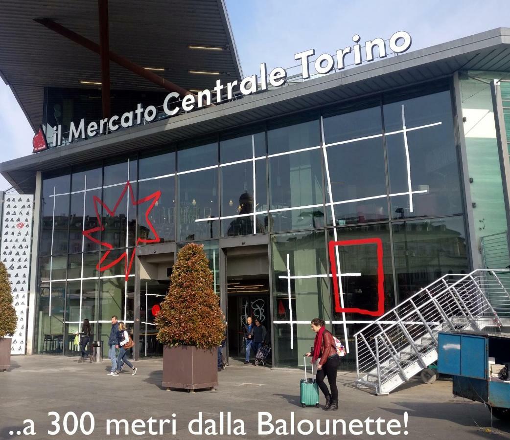 La Balounette - Pittoresco Attico Centrale Con Vista Sui Monti Torino Exterior foto